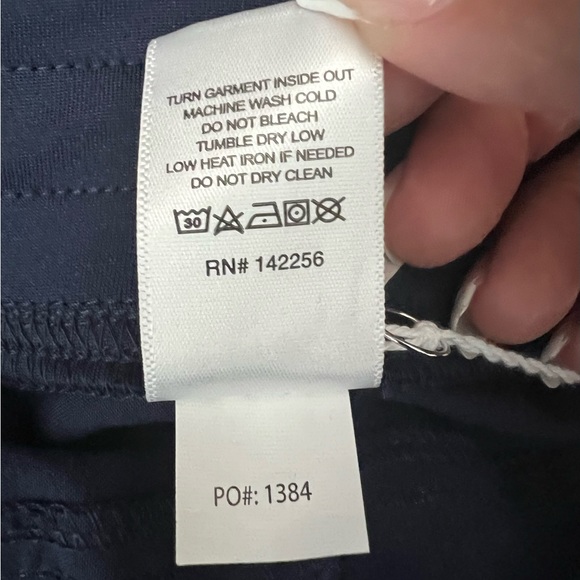 Figs Navy Blue High Waisted Kade Cargo Medical Scrub Pants Size Medium - Picture 9 of 9